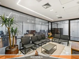 divisória corporativa alto padrão